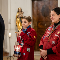 Friedenslicht in Wien angekommen / Erzdiözese Wien/ Schönlaub, Stephan Schönlaub