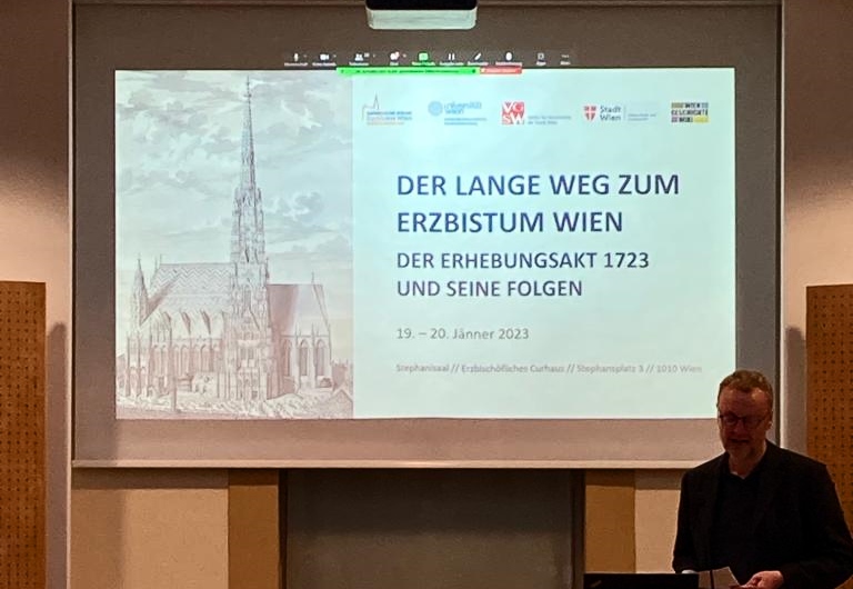 Wiener Tagung anlässlich '300 Jahre Erhebung zur Erzdiözese'